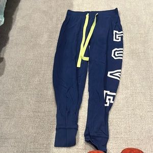 BLUE LOVE SWEATPANTS ADJUSTABLE AND COMFY!! LIMITED TIME ONLY SUPER RARE